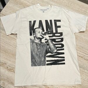 🆕 NWT Kane Brown Graphic Men's Cream T-Shirt size M